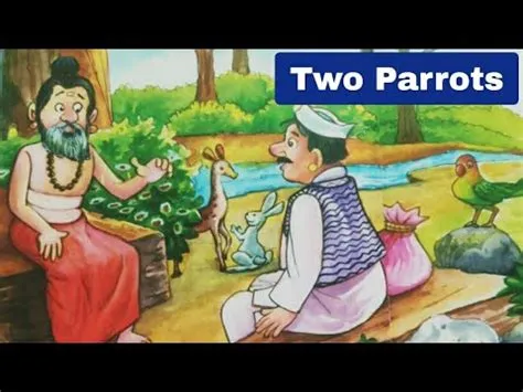  The Parrot's Tale: Un conte moral indien sur la cupidité et le pouvoir de la sagesse ?